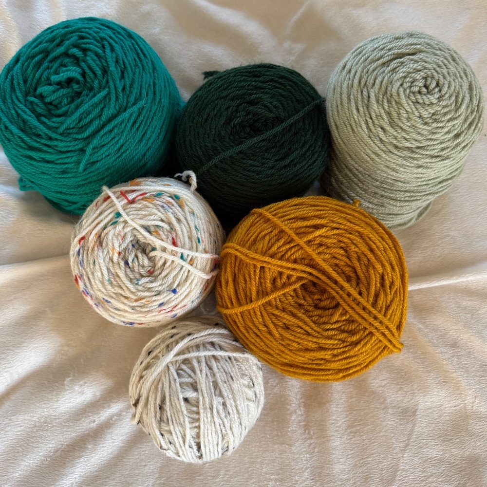Bernat premium aran yarn bundle